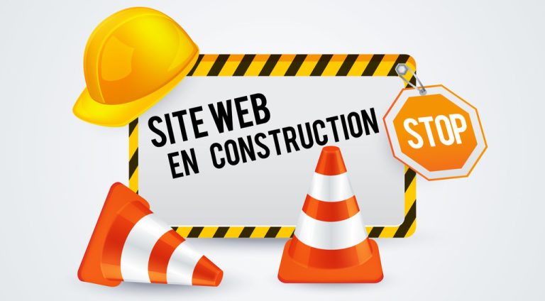 image site en construction